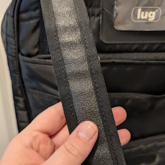 Classic Black Lug Puddle Jumper Tote Bag - Picture 11 of 12